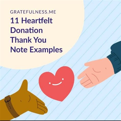 11 Heartfelt Donation Thank You Note Examples .